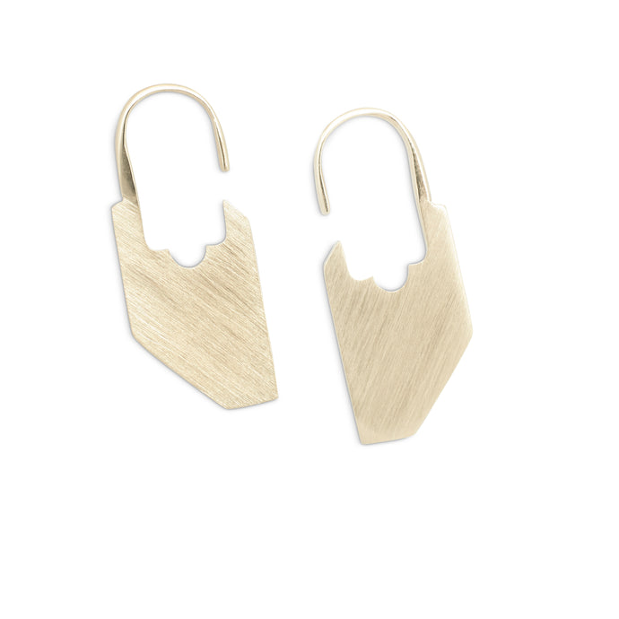 Canyon Earrings in solid 9ct Yellow Gold
