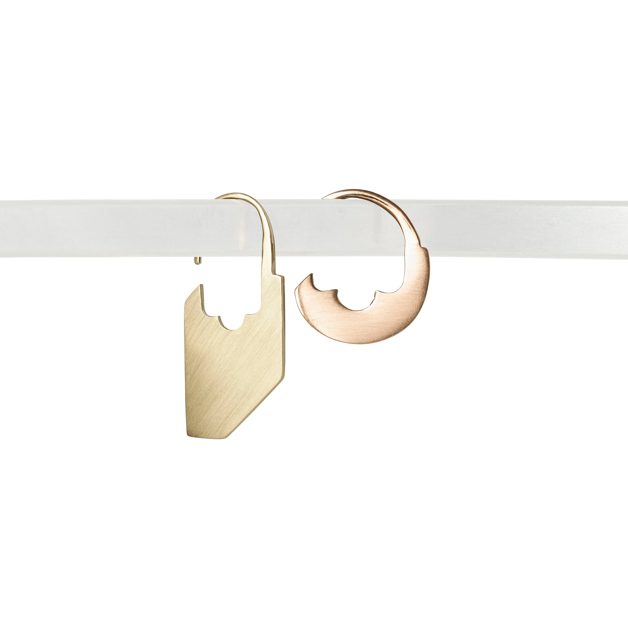 Desert Bloom Earrings in solid 9ct Rose Gold