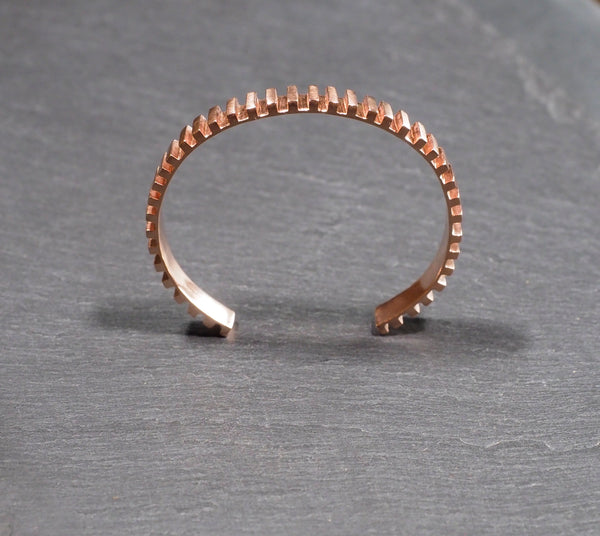 Linear Bracelet 24kt Rose Gold