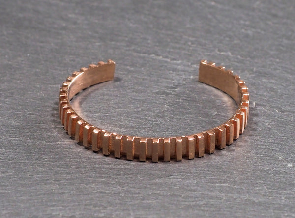 Linear Bracelet 24kt Rose Gold