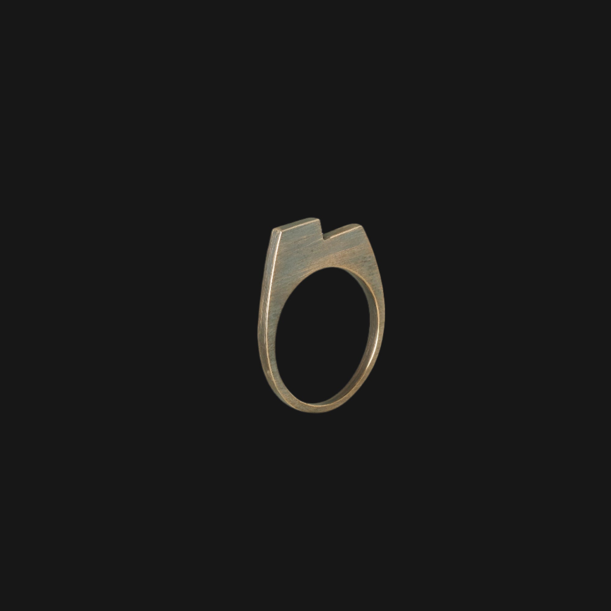 Mountain Ring in Night Bronze
