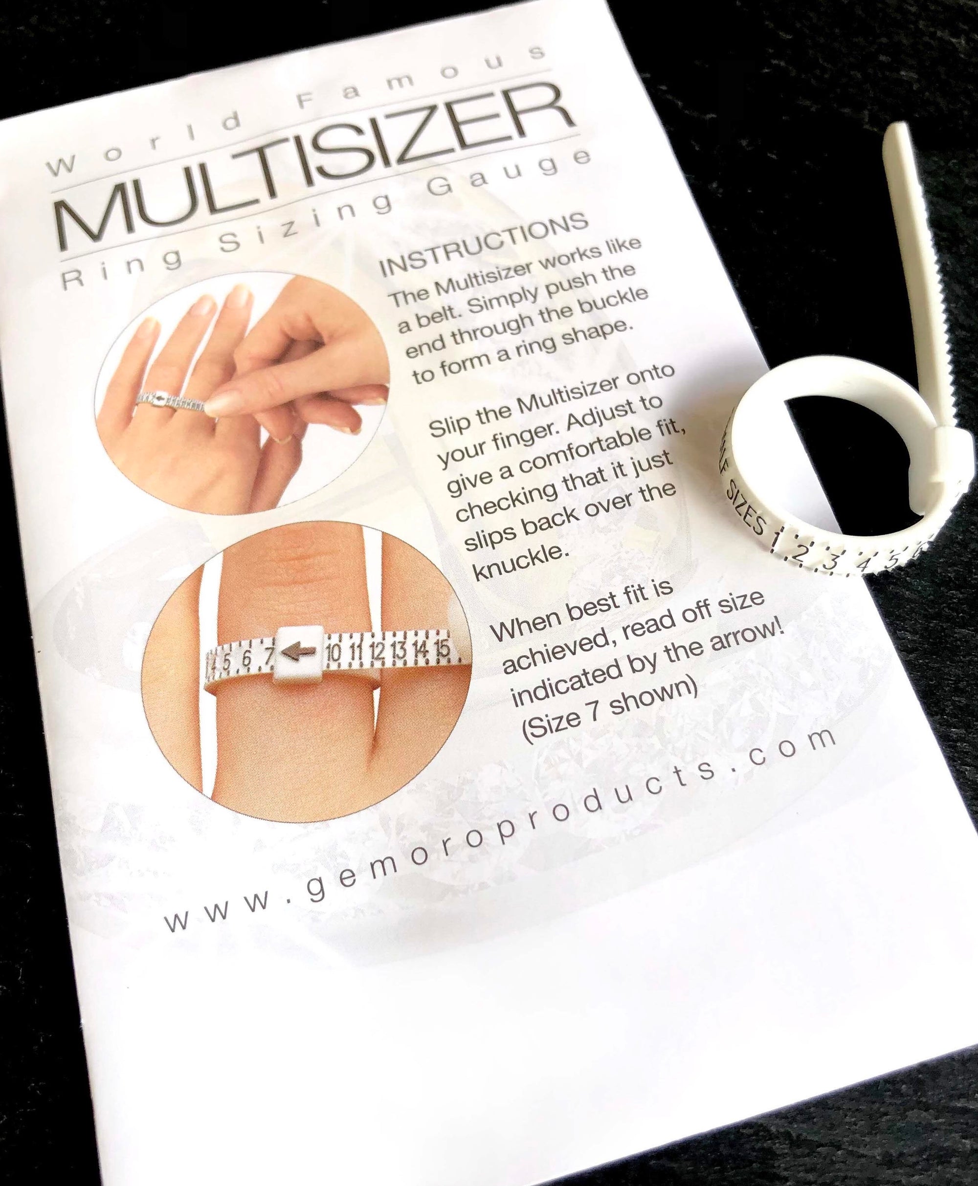 FREE Ring Sizer Gauge - Free postage within Australia, 1 per customer  - International AUS$20