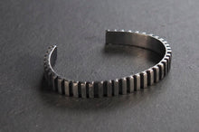 Linear Bracelet Oxidised Silver
